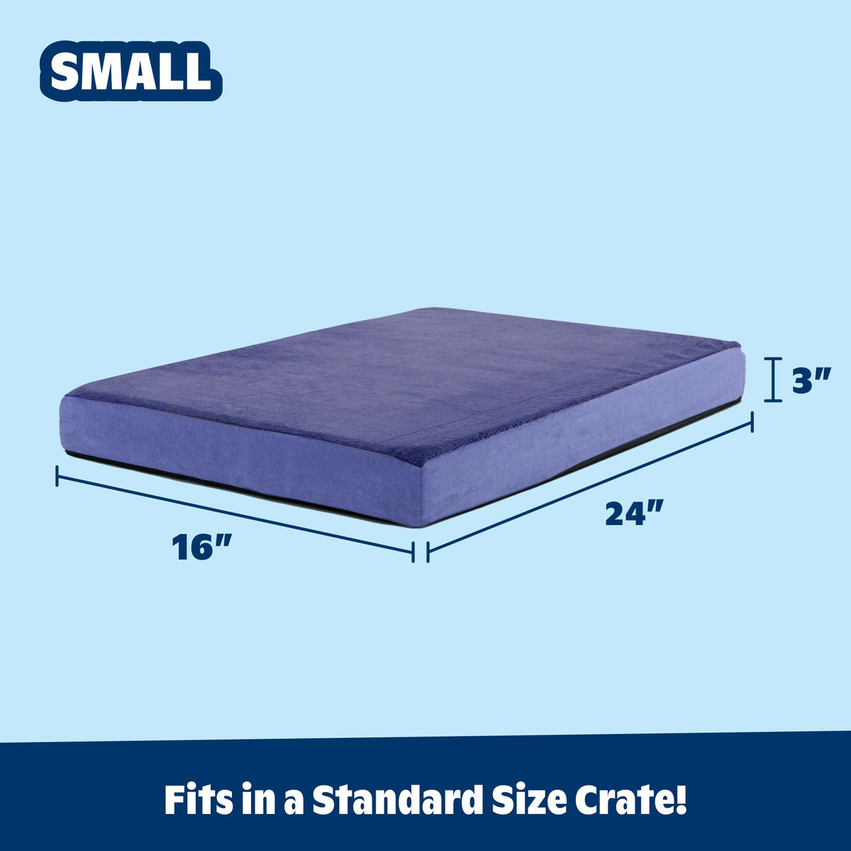 BarkBox Pet Bed Mat in Small, Navy