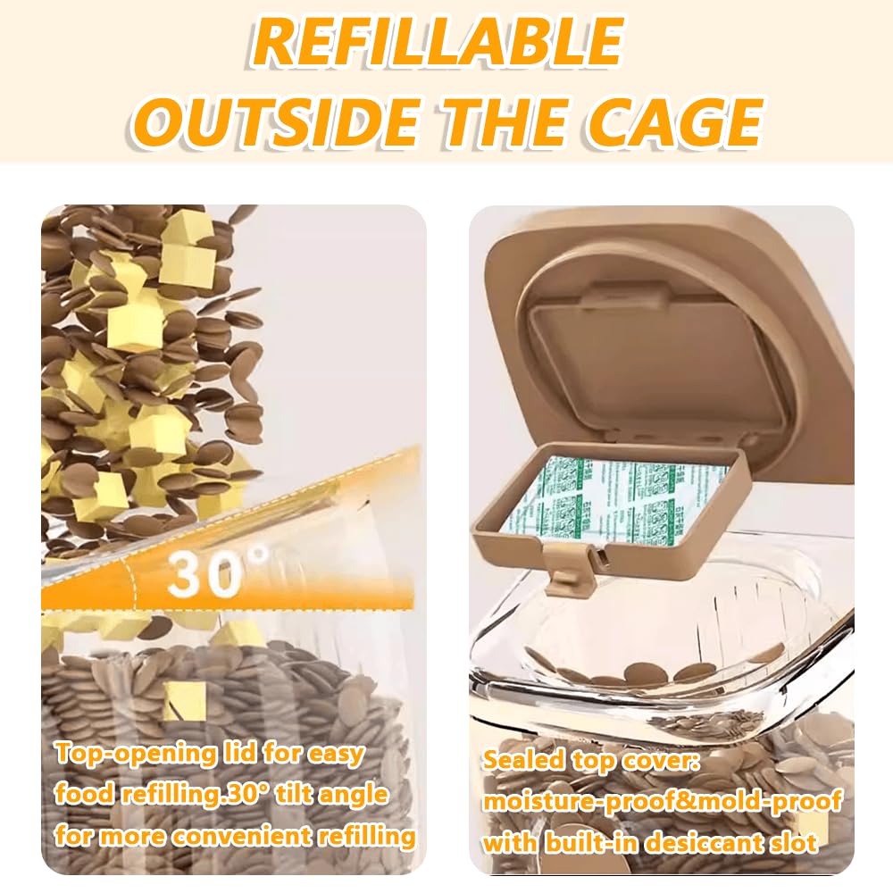 VE ThalasynTech Pet Feeder in Brown
