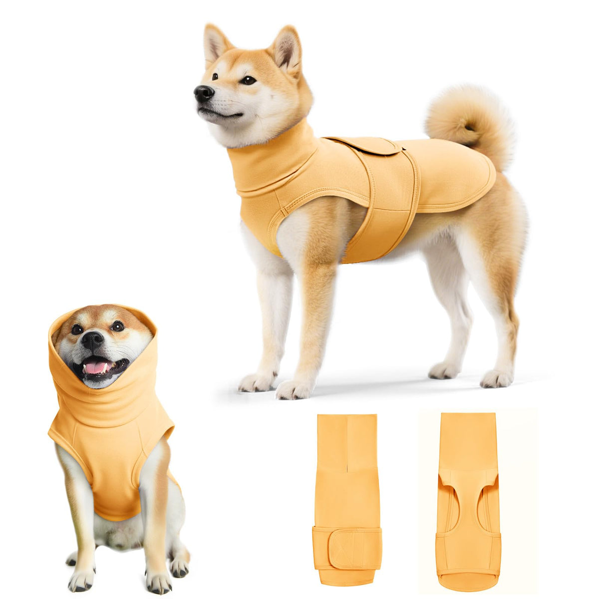Haloumoning Pet Apparel in X-Small, Orange