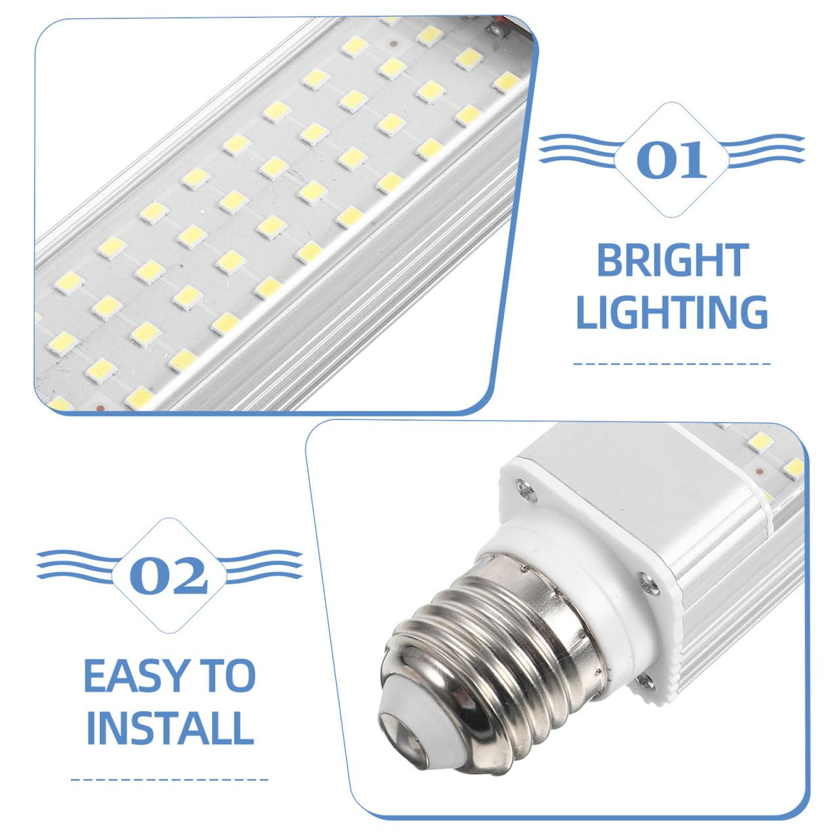 UEETEK Lamp in 11W, White