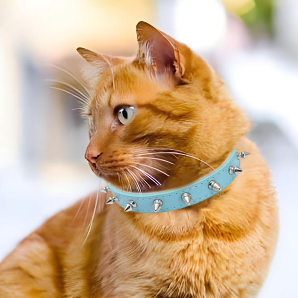 WeimoMonkey Animal Collar in X-Small(Neck7.5-10"), 40 Blue