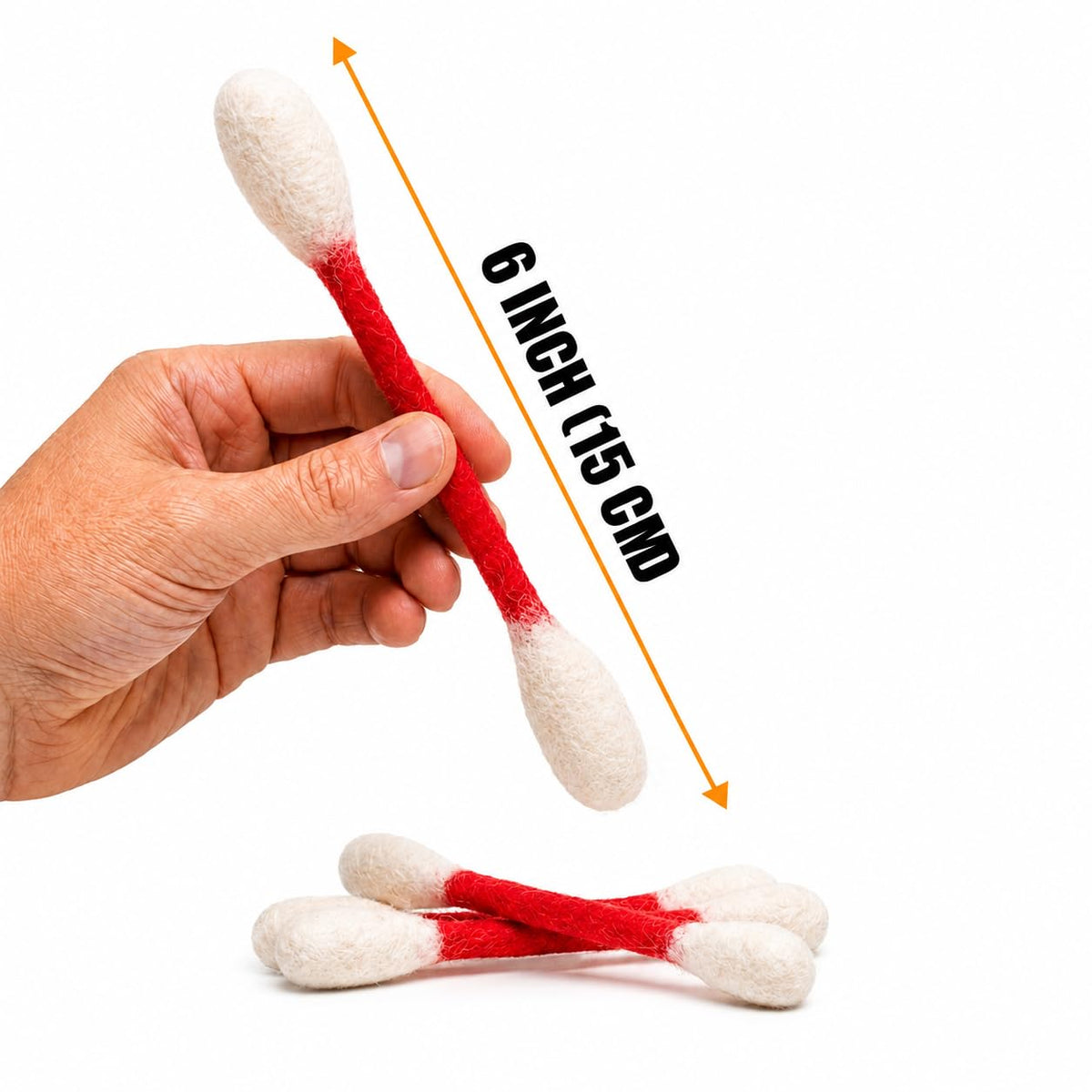 Glaciart One Pet Toy in Regular, Red Swabs