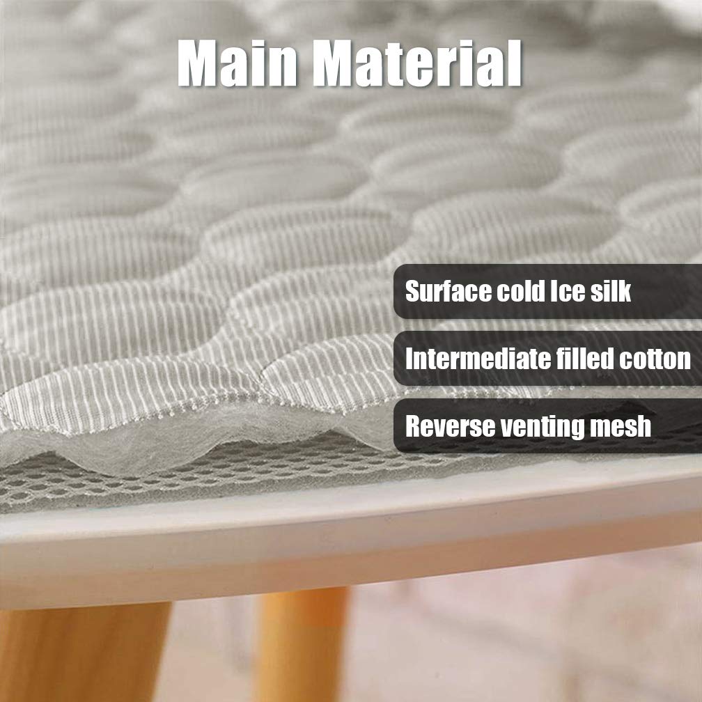 MeiLiMiYu Pet Bed Mat in 28x22 in, Grey