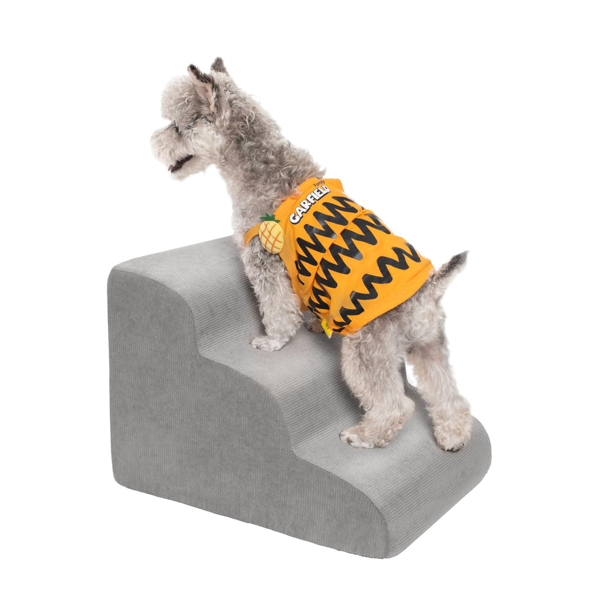 MEWANG Animal Stair in 3 steps: 17.95''L×14.96''W×13.70''H, Round Corner