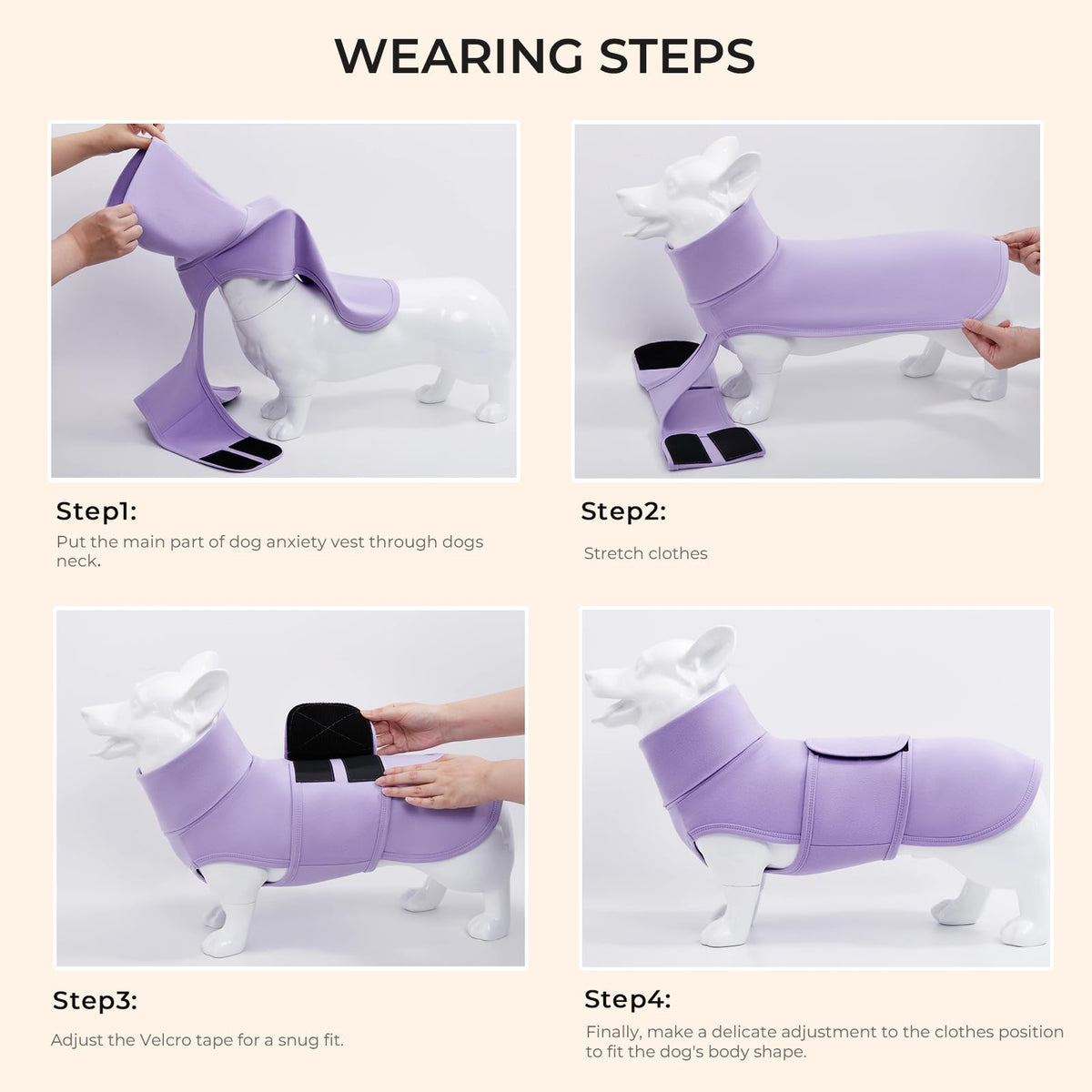 Haloumoning Pet Apparel in X-Small, Purple
