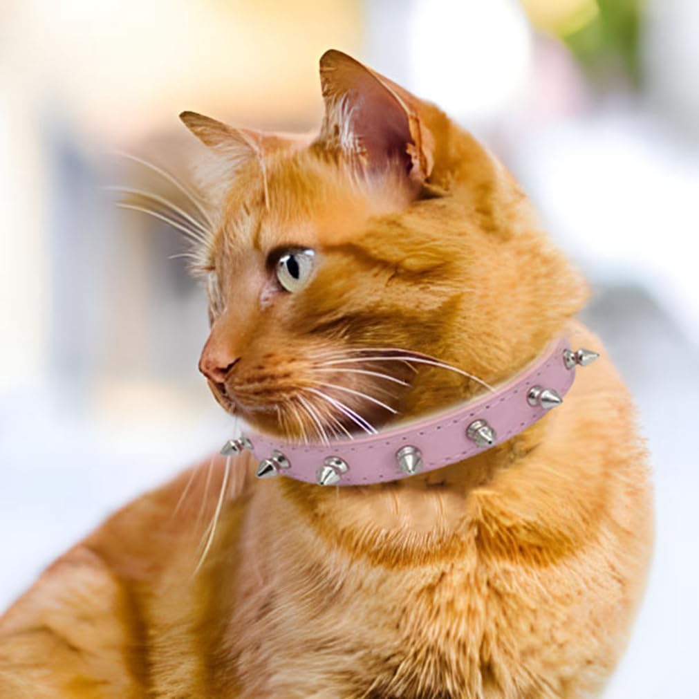 WeimoMonkey Animal Collar in X-Small(Neck7.5-10"), 40 Pink