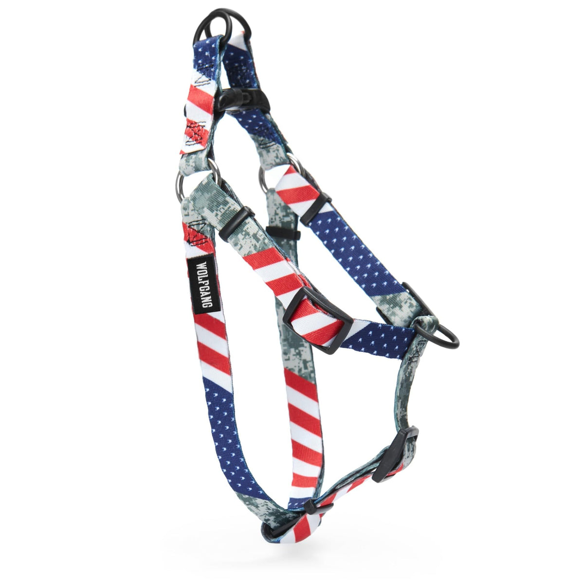 Wolfgang Man & Beast Animal Harness in Small (5/8 Inch x 12-18 Inch), Digital Dog Print