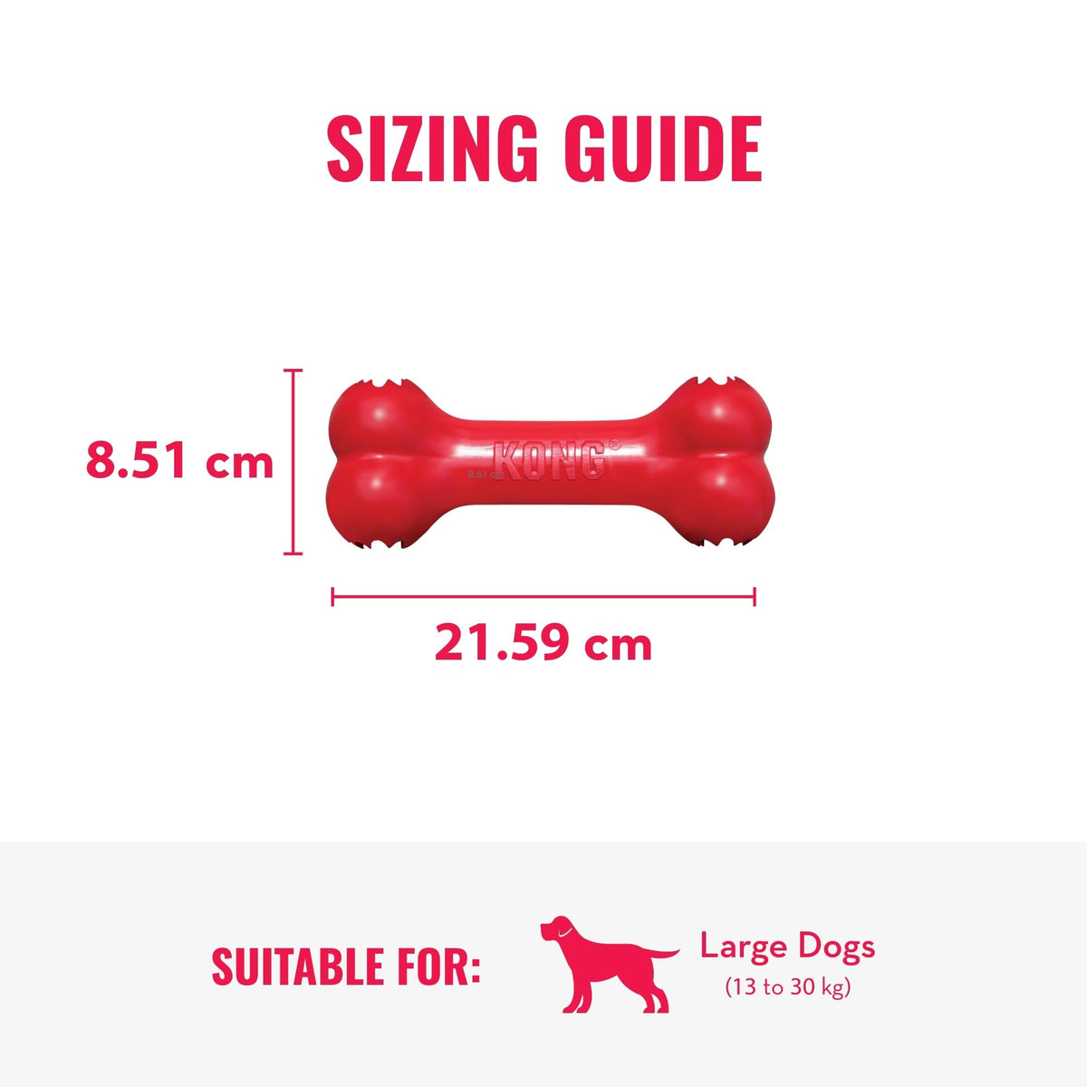 KONG Pet Toy in Medium (Pack of 1), Red