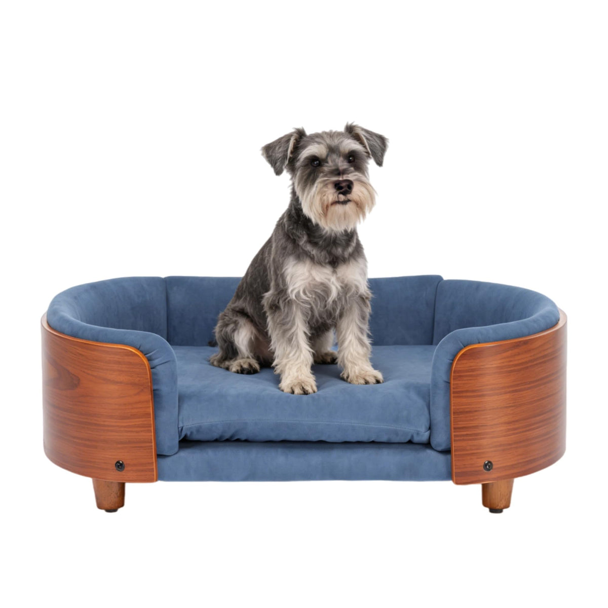 Trygoal Pet Bed Mat in 26.38, Dark Blue & Walnut