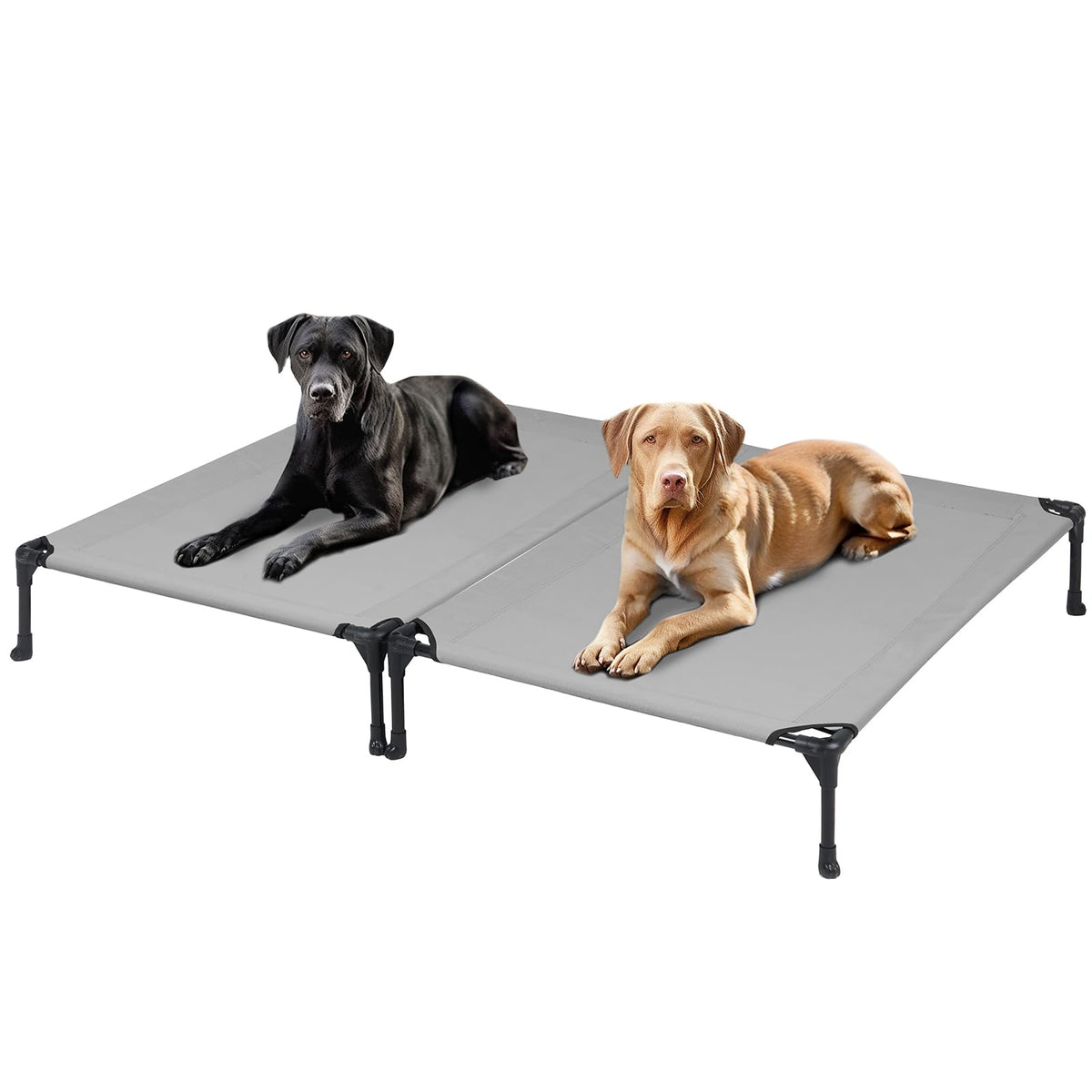 Veehoo Pet Bed Mat in 42.0"L x 30.0"W x 7.0"Th, 2Packs- Grey