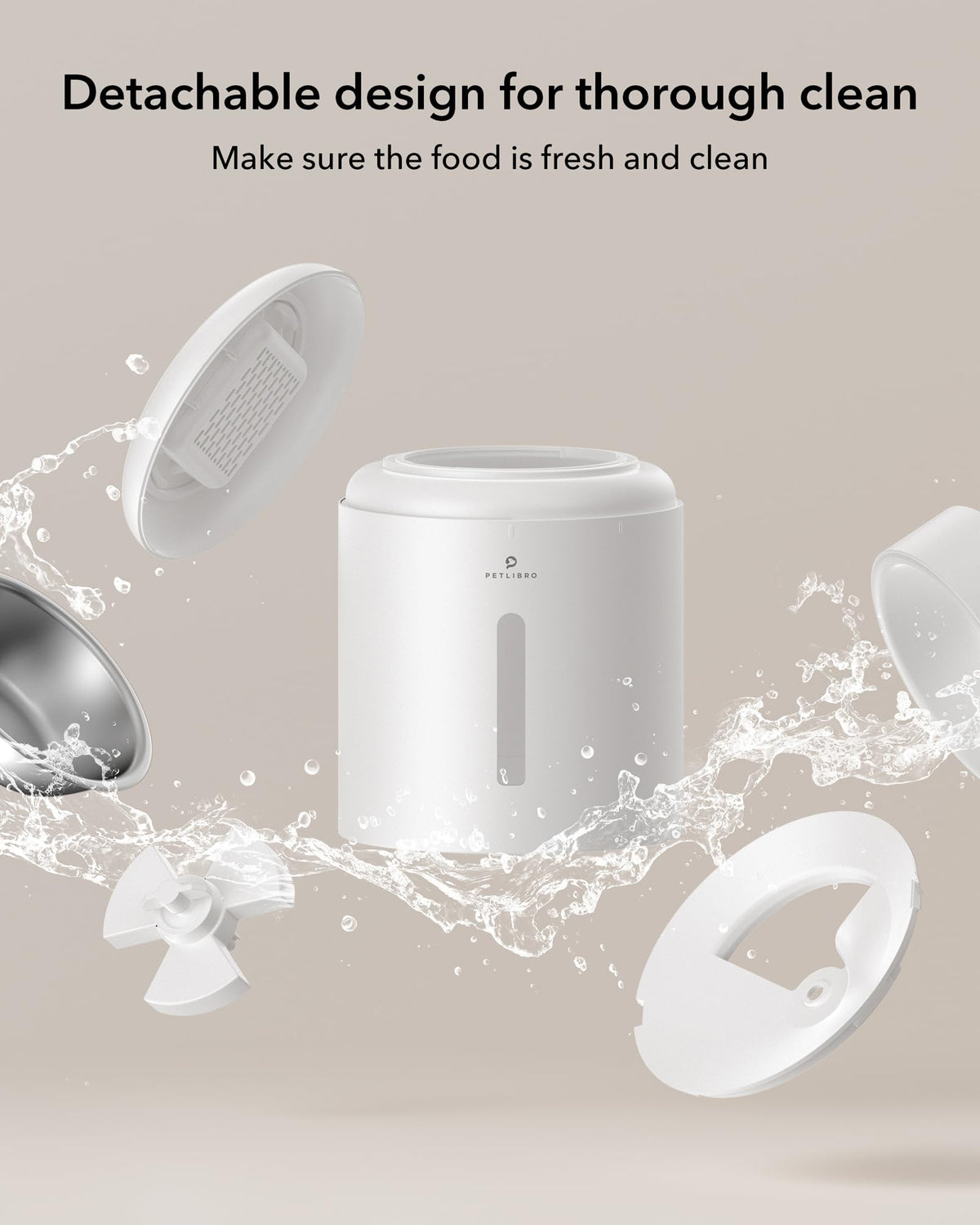 PETLIBRO Pet Feeder in Basic, White
