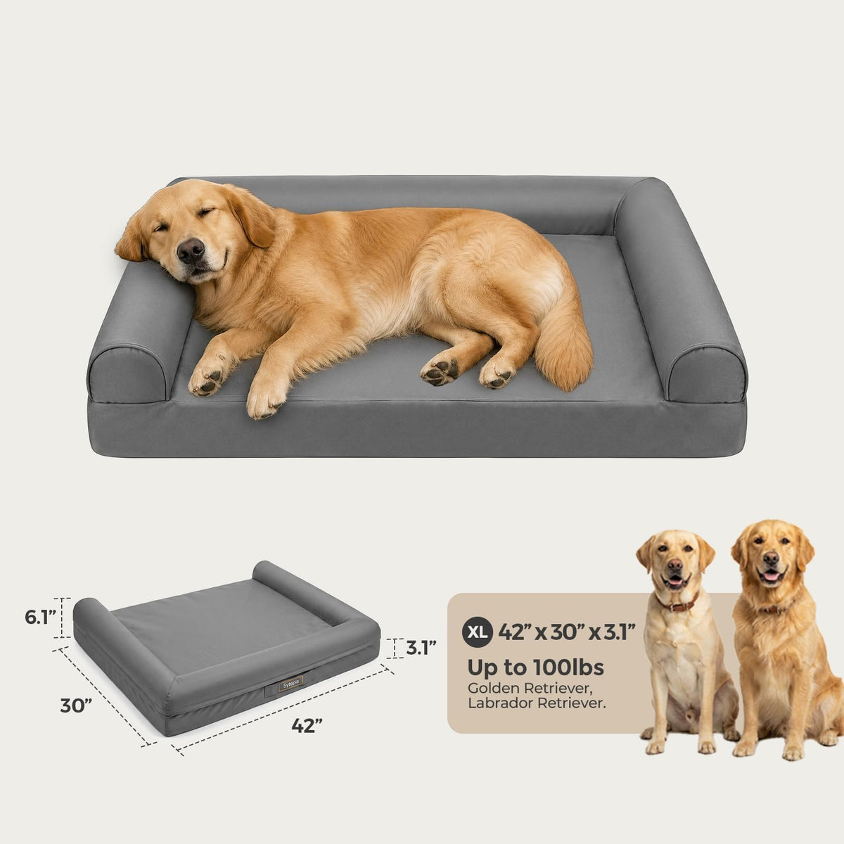 Sytopia Pet Bed Mat in X-Large, Grey