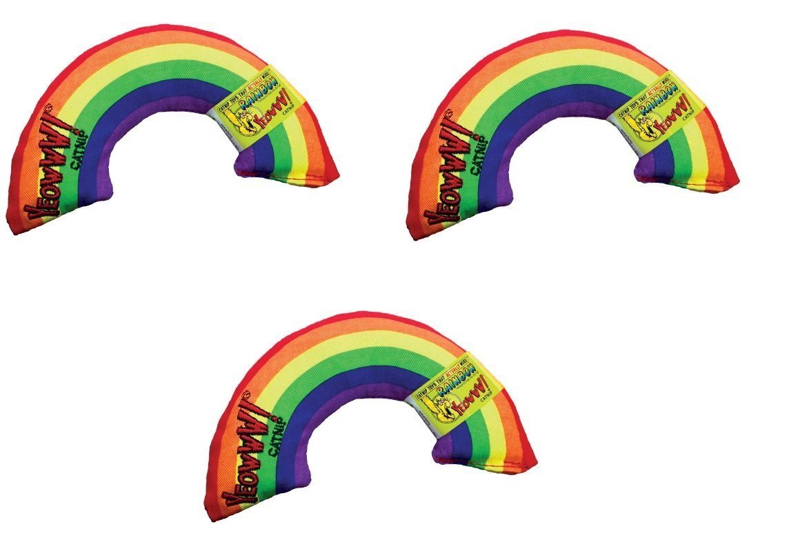 Yeowww! Pet Toy in 6 inches, Rainbow