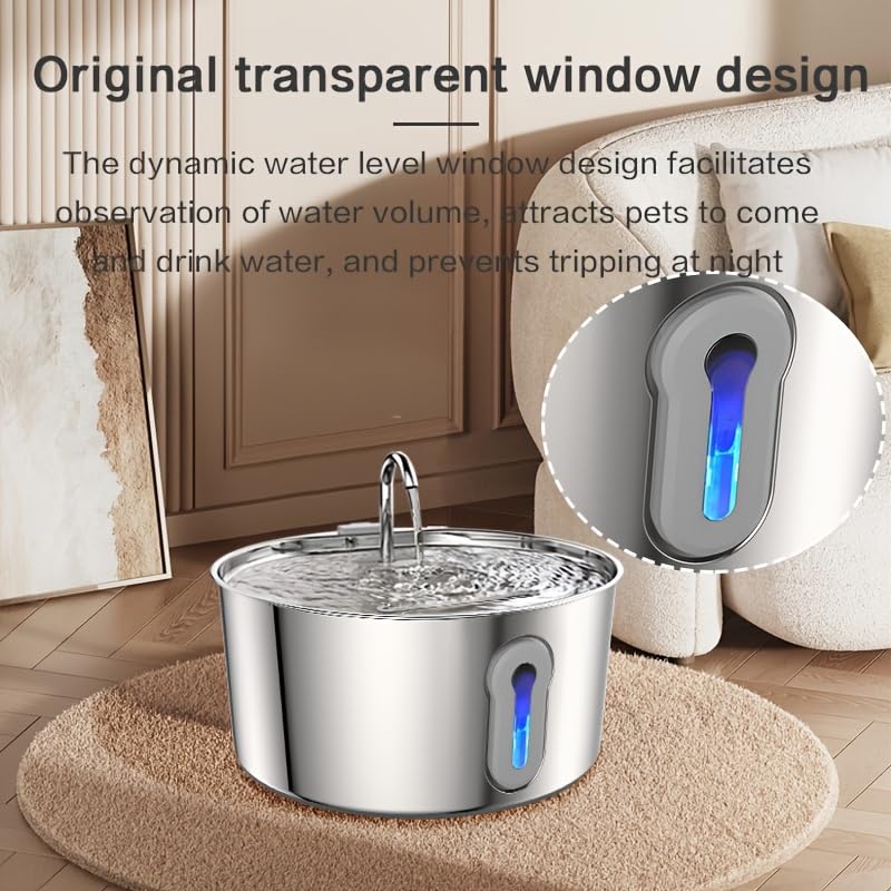 JLVDXN Animal Water Dispenser in 135oz Large Cat Fountain