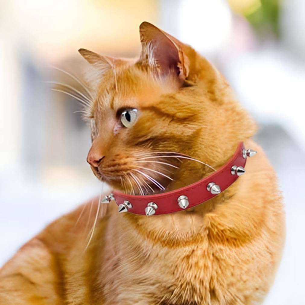 WeimoMonkey Animal Collar in X-Small(Neck7.5-10"), 40 Red