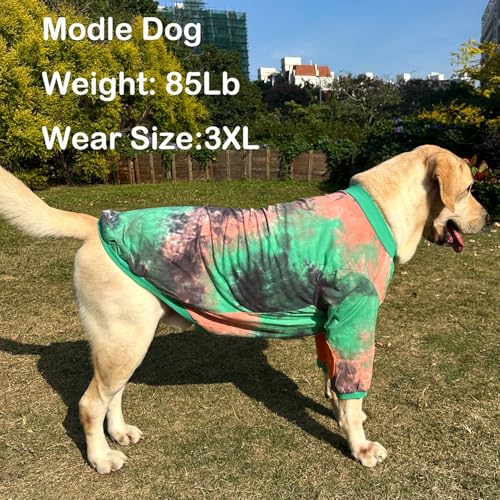 PriPre Pet Apparel in Large, Green Orange