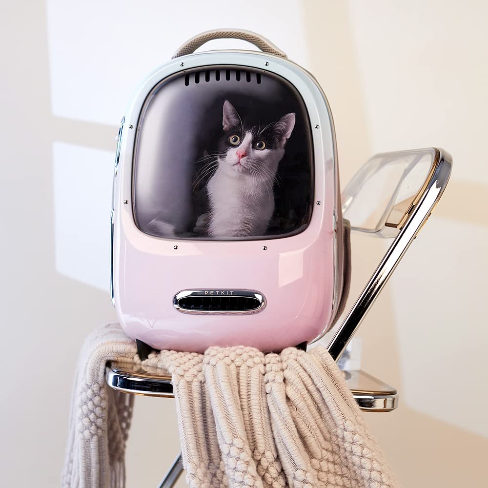 PETKIT Animal Carrier in 13.0"L x 12.0"W x 18.0"H, Pink
