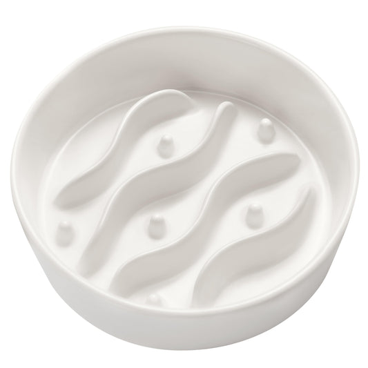 MOPANG Pet Feeder in 6 Inches, White