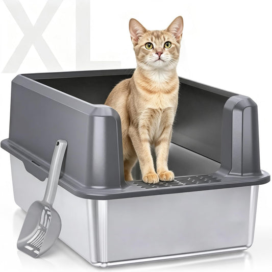 WoofiGo Litter Box in X-Large, 25-Mid Grey