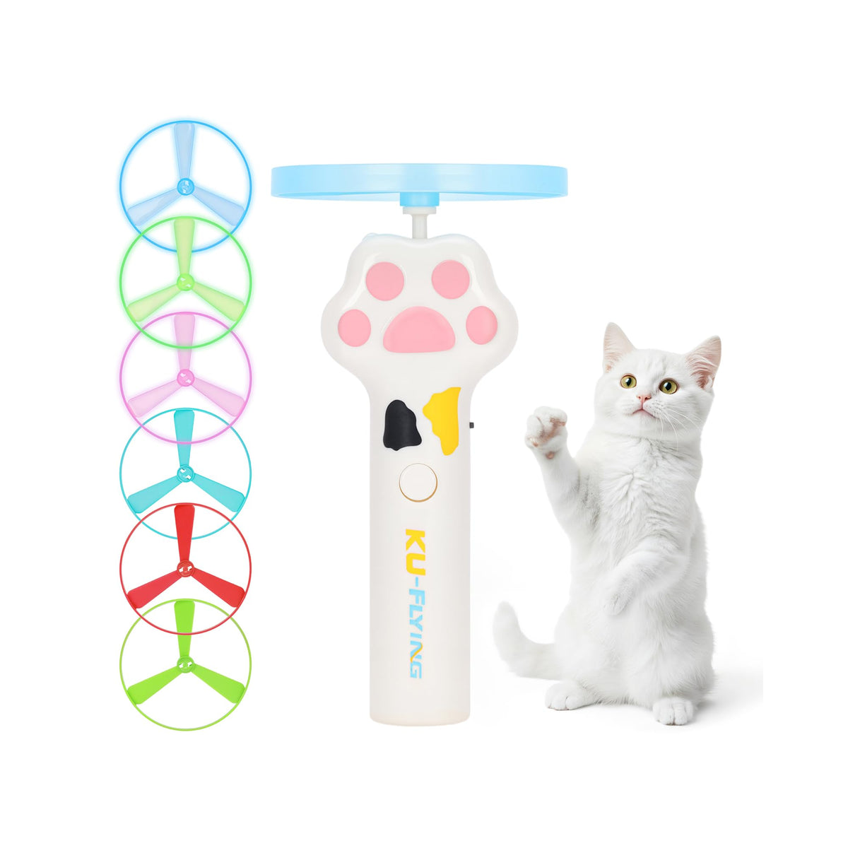 HOMQYTE Pet Toy in White