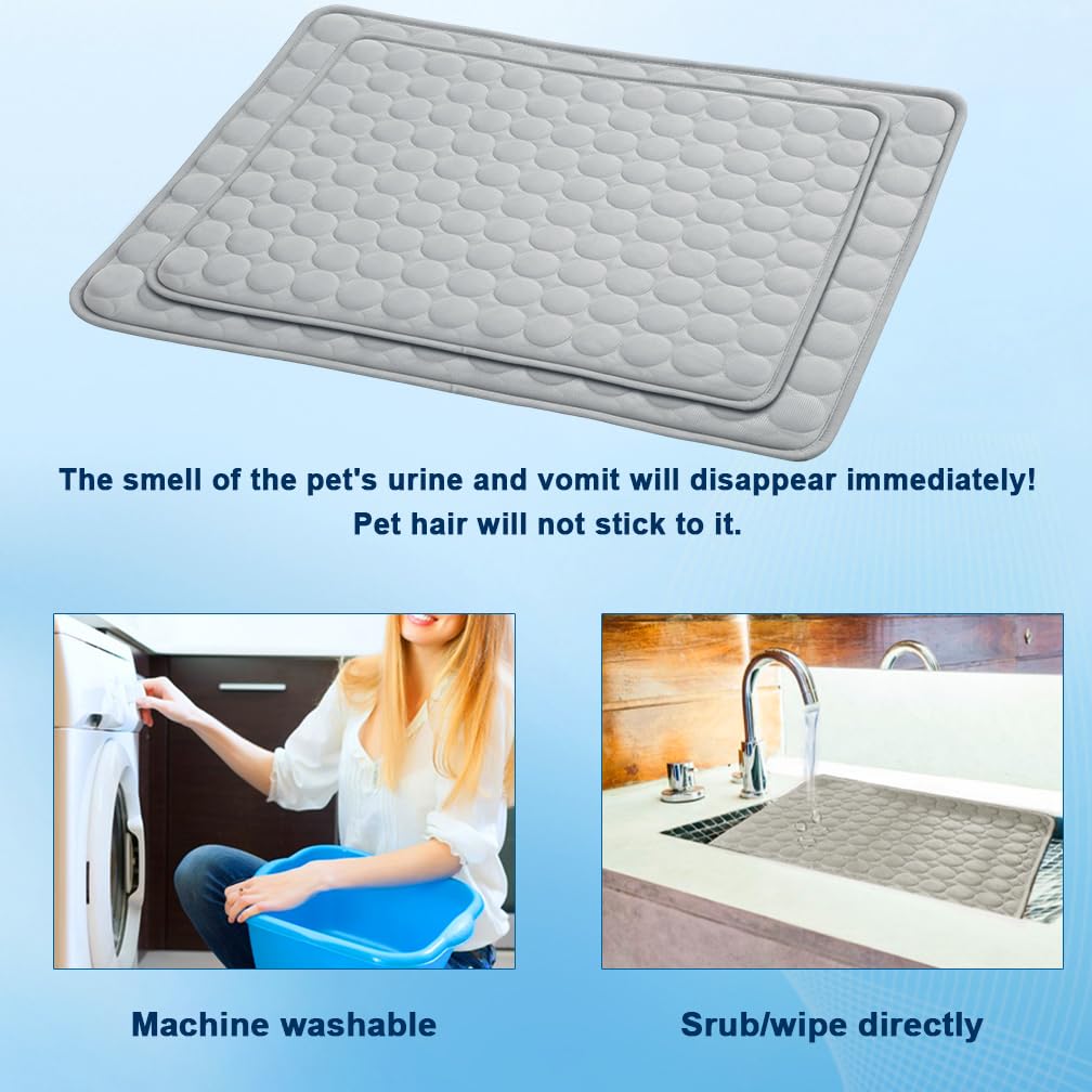 MeiLiMiYu Pet Bed Mat in 28x22 in, Grey