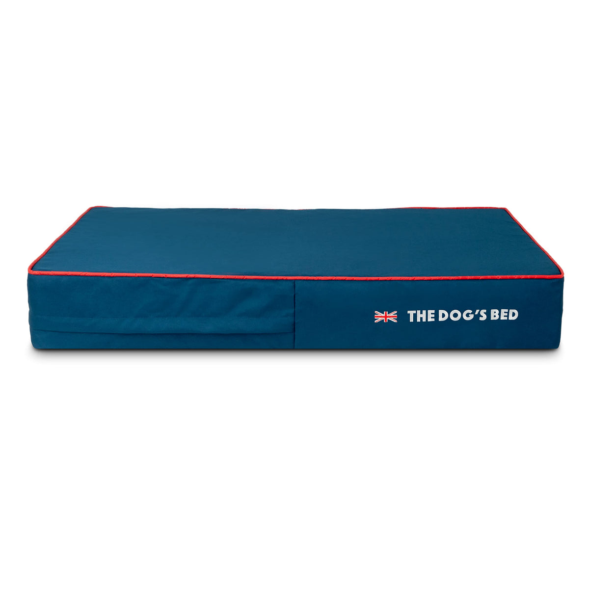 The Dog's Balls Pet Supplies in Small Spare Cover (4" Deep), Blue with Red Trim UK Flag