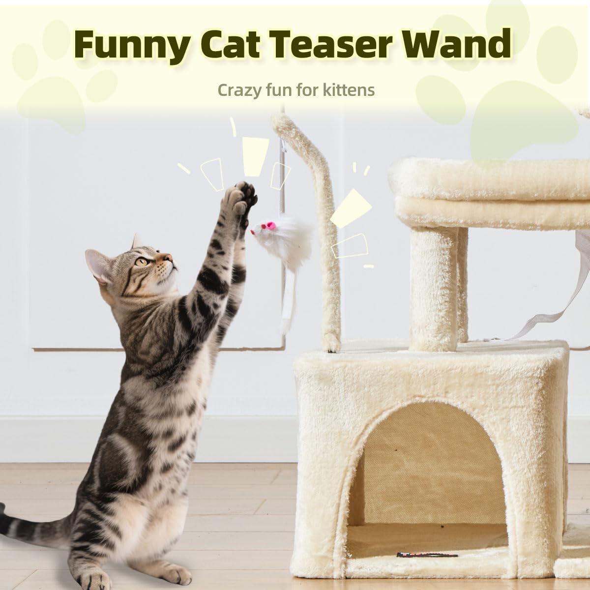 Taoqimiao Pet Activity Structure in XL, Beige