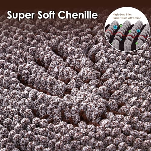 EHEYCIGA Pet Bed Mat in 24x16inch, Brown