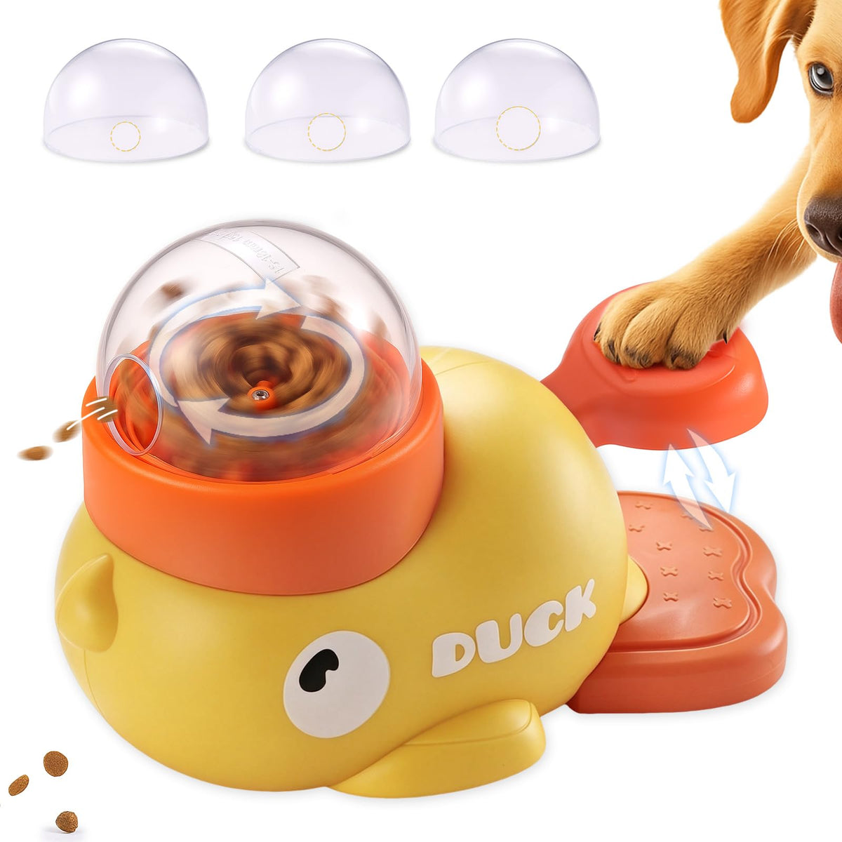 Star&Mi Pet Feeder in Duck-Yellow