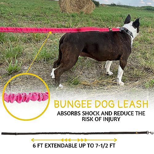 ADITYNA Leash in 6 feet to 7.5 feet, Pink
