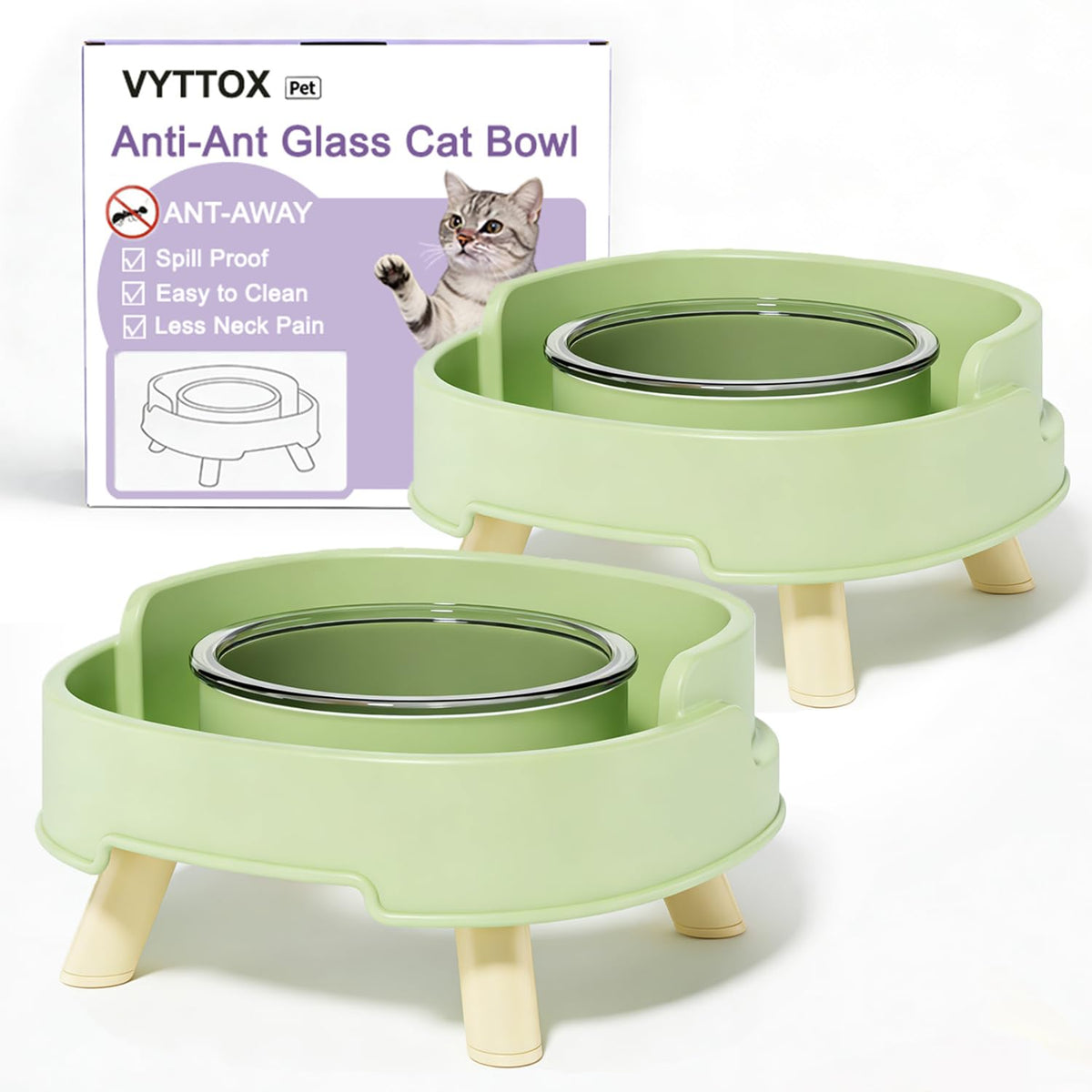 VYTTOX Pet Feeder in Green