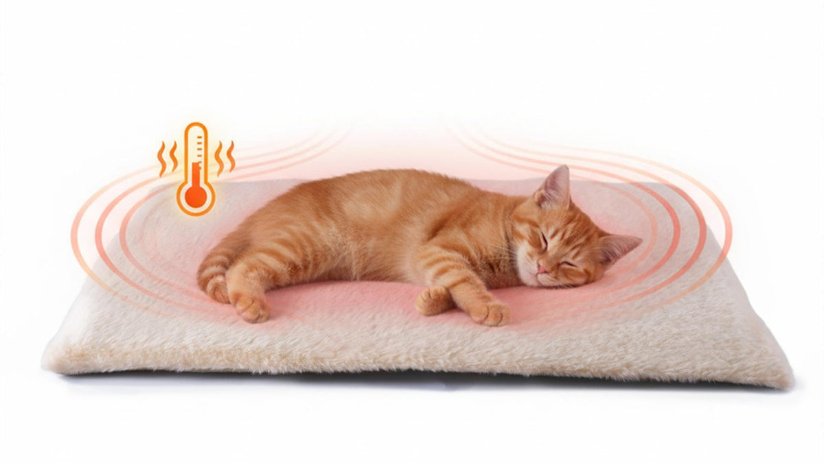 FunFurry Pet Bed Mat in 24" X 18", Ivory