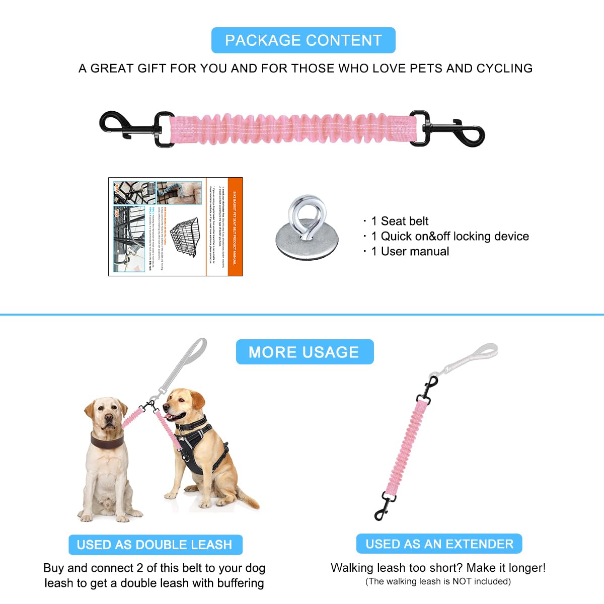 MATTISAM Animal Harness in Universal, Pink