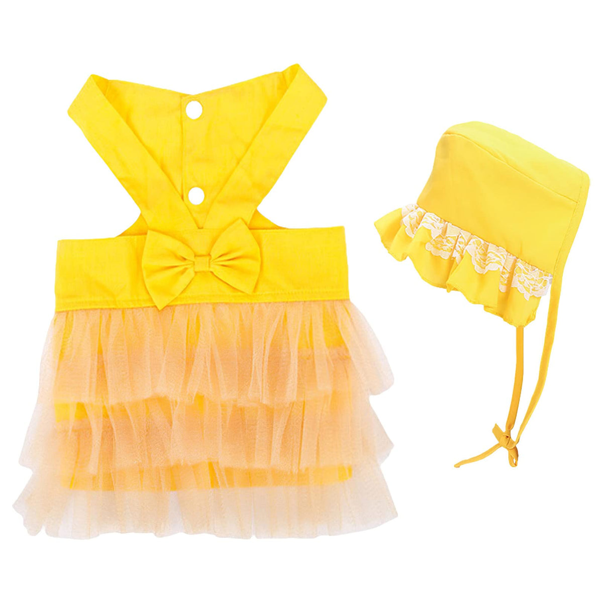 apott Pet Apparel in Small, Yellow