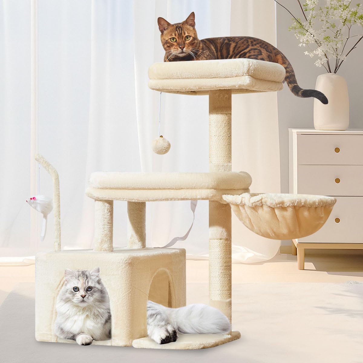 Taoqimiao Pet Activity Structure in XL, Beige