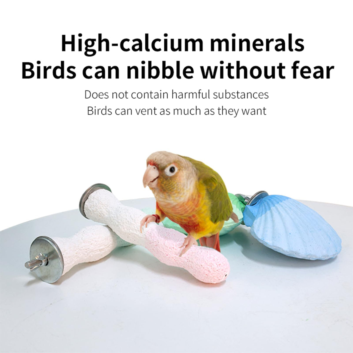YOOSO WING Animal Perch in one size, Coral Green