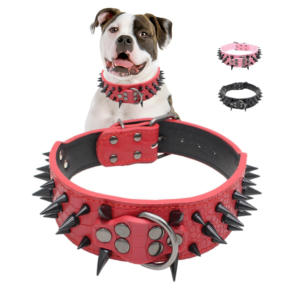 YOUALSO Animal Collar in XS for Neck 15-18", Red1