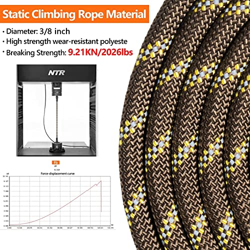 NTR Leash in 15ft*3/8", Brown