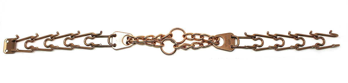 Herm Sprenger Animal Collar in 25in (63cm) x 4mm, Gold