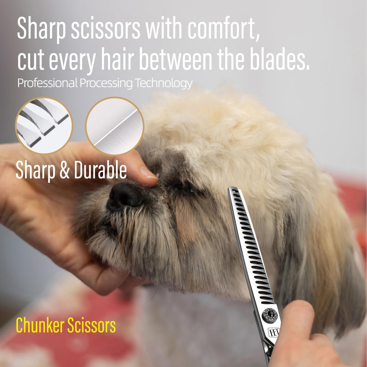 FENICE TOTEM Scissors in 7.5 inch, Chunker