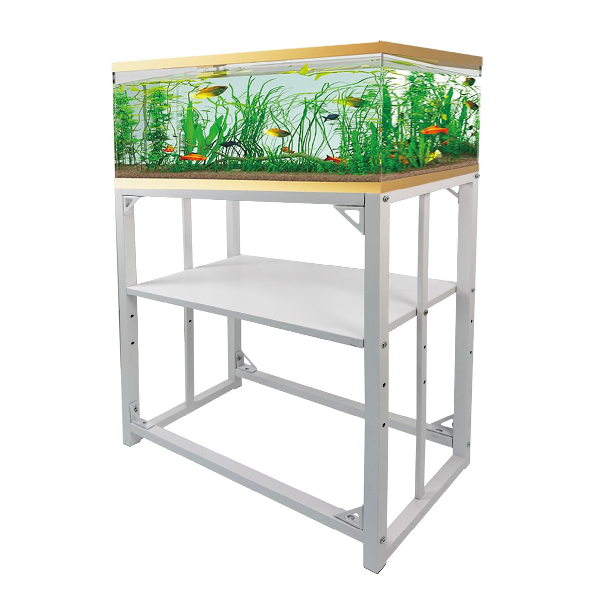 MEWSDEN Item Stand in (20 Gallon)24.8"x13", White