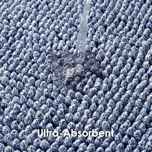 EHEYCIGA Pet Bed Mat in 24x16inch, Navy Blue