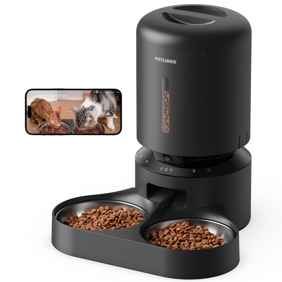 PETLIBRO Pet Feeder in 5L (With Camera), Black
