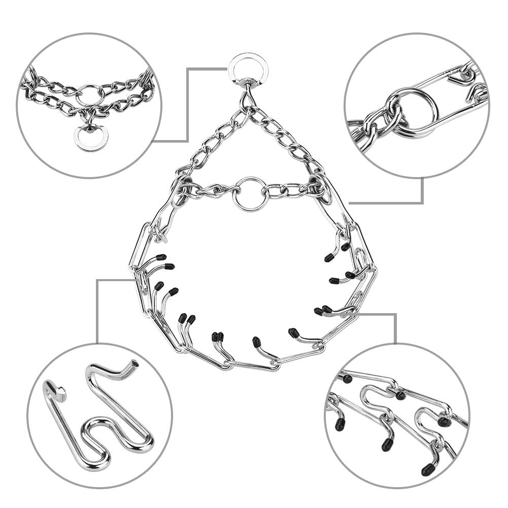 Aheasoun Animal Collar in Small, 2.5mm, 15.6-Inch, Silver