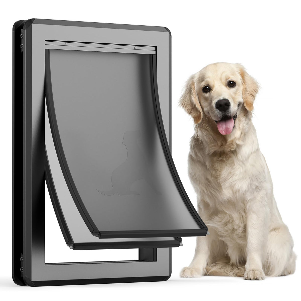 Parab House Pet Door in Dark Black