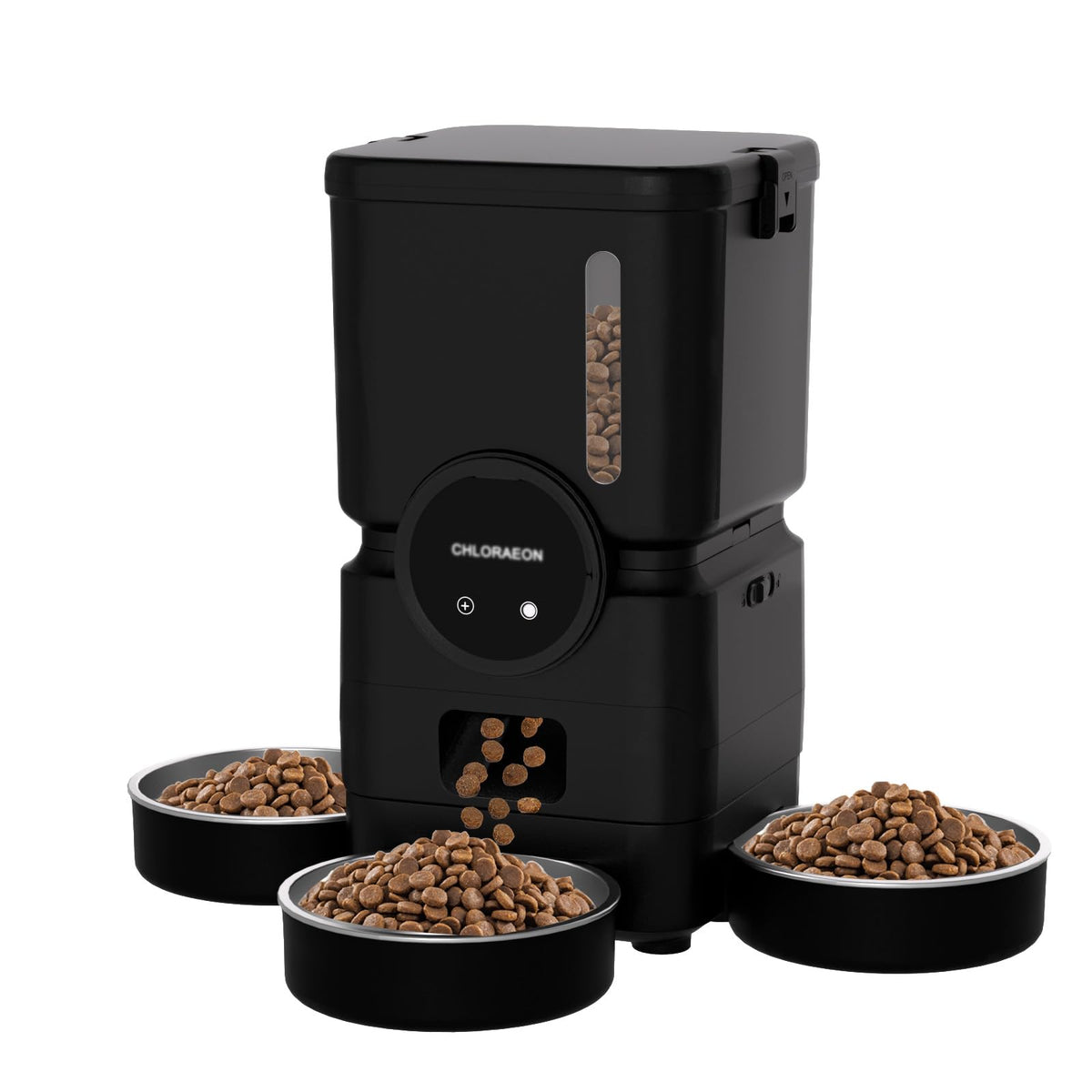 Chloraeon Pet Feeder in Black