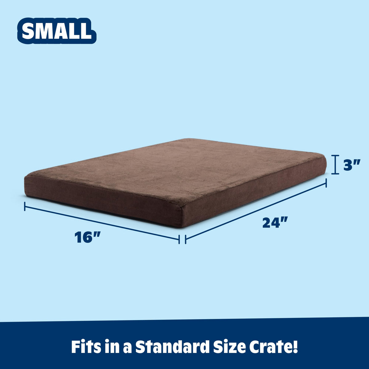 BarkBox Pet Bed Mat in Small, Espresso