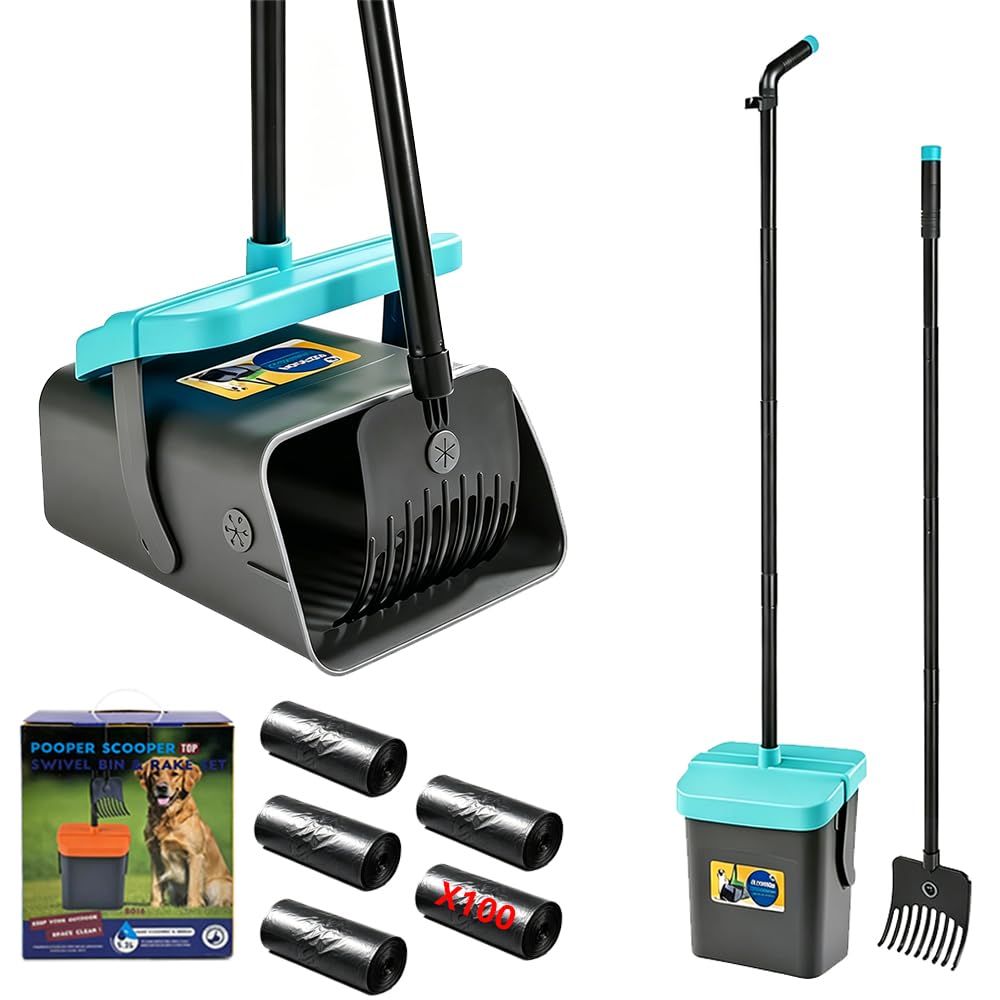 WuzoClean Pet Supplies in Gray & Turquoise Blue