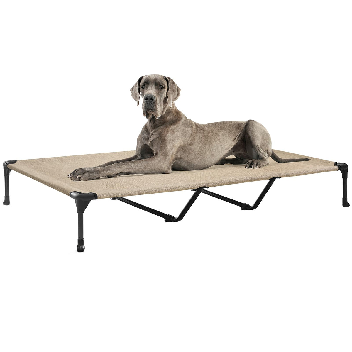 Veehoo Pet Bed Mat in 59.0"L x 37.5"W x 9.0"Th, Beige Coffee