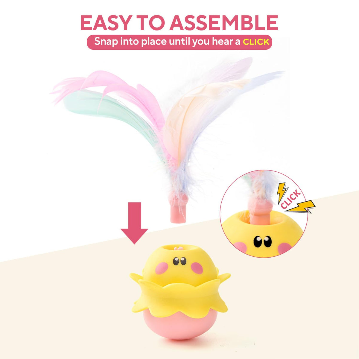 LIFLIX Pet Toy in Yellow